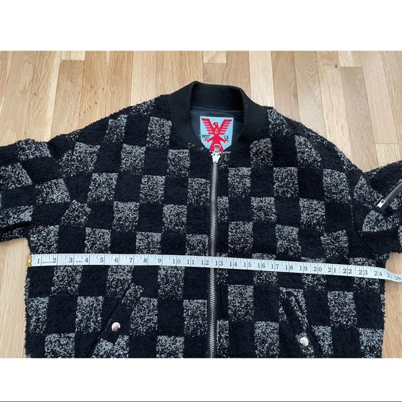 ADAPTATION Reversible Check Bomber Jacket - Picture 13 of 16